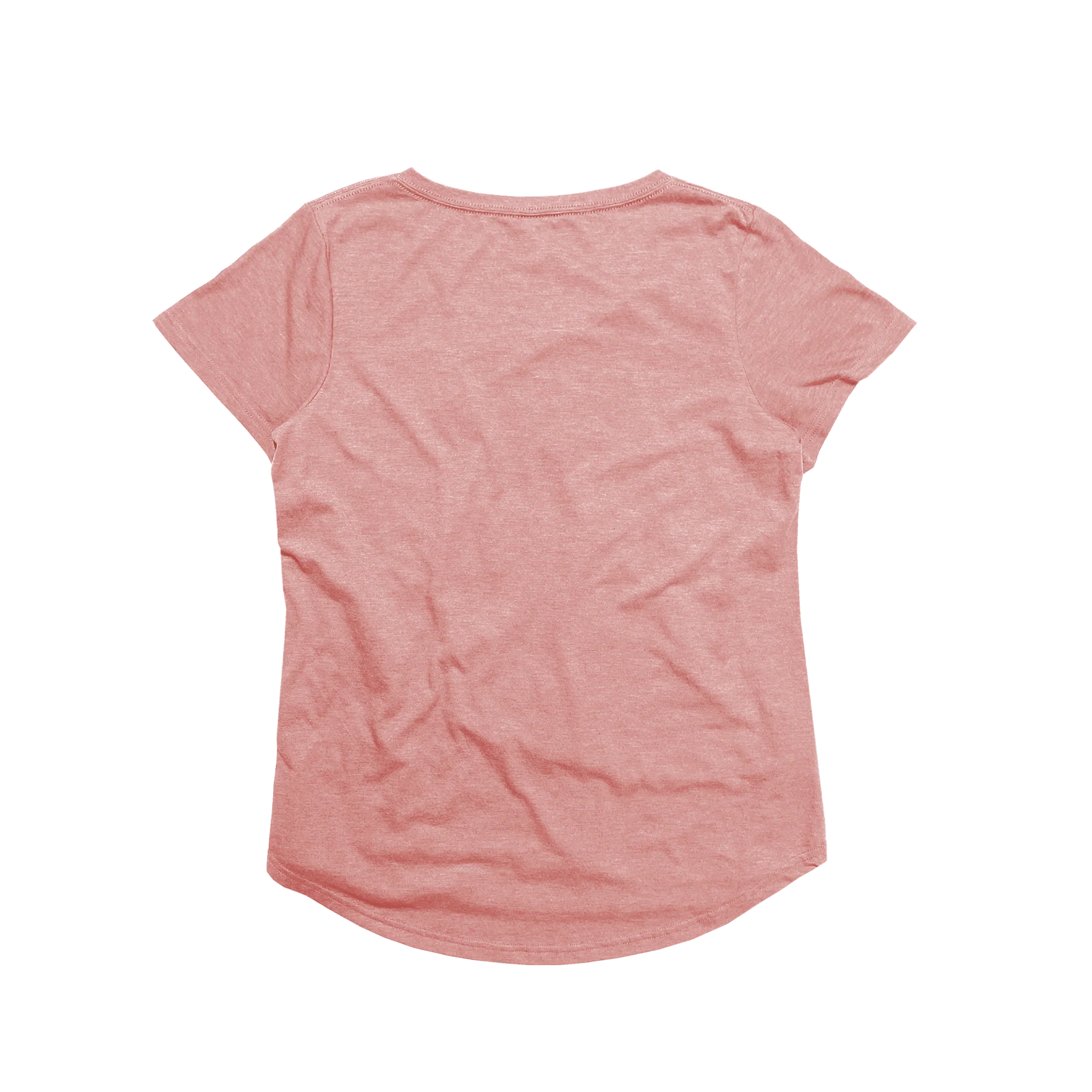 Ladies Eco-Triblend Drop Hem V-Neck Pocket Tee - Image 13
