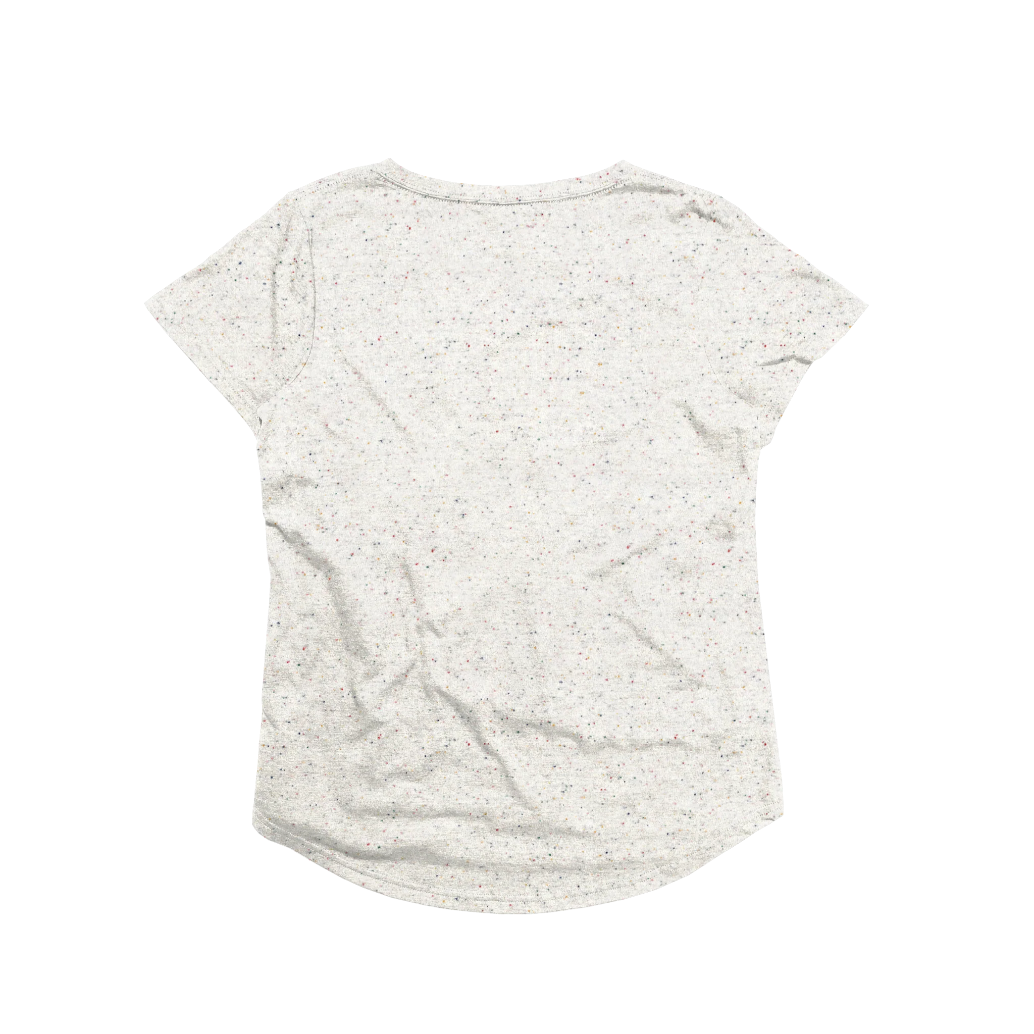 Ladies Eco-Triblend Drop Hem V-Neck Pocket Tee - Image 9