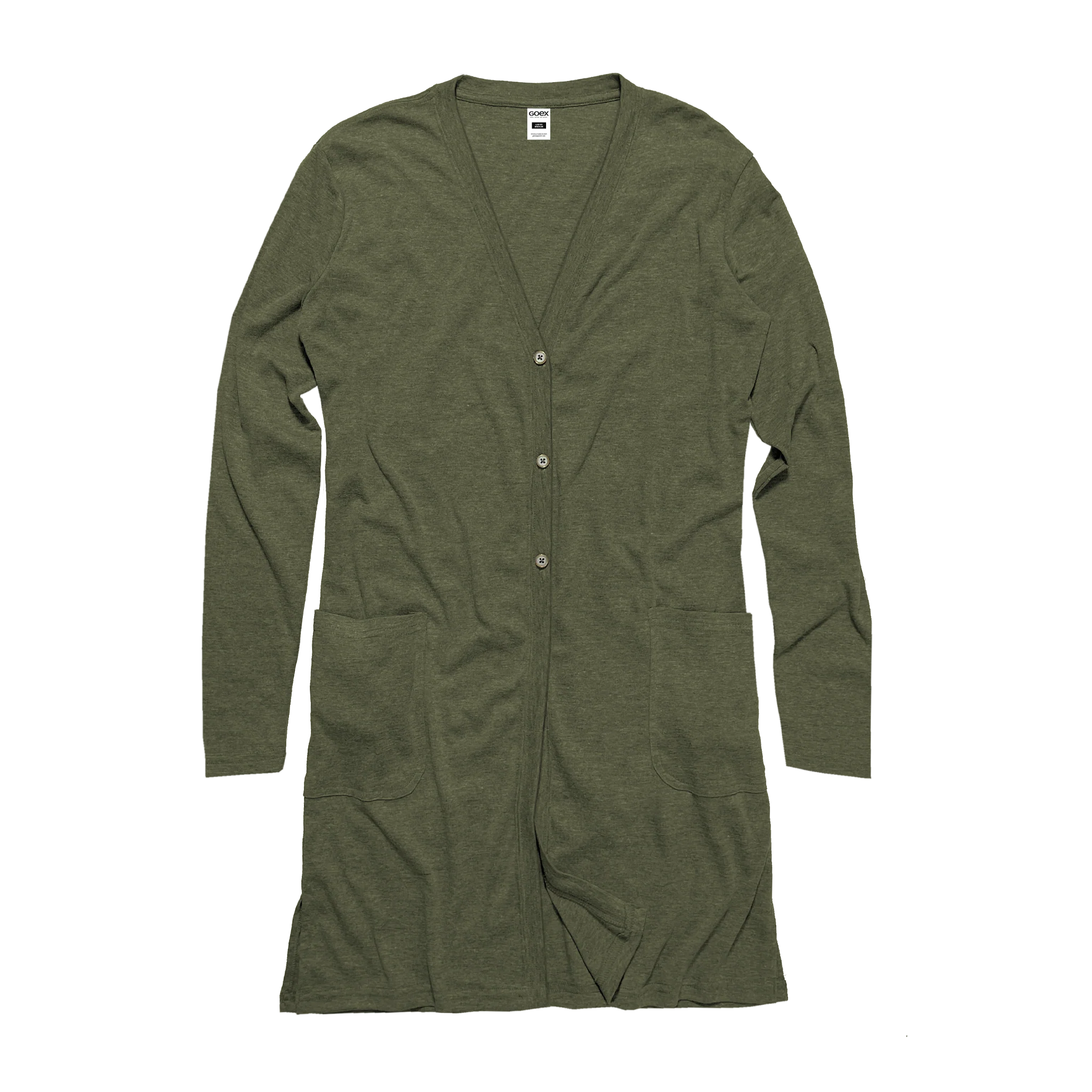 Ladies Eco-Triblend Rib Cardigan - Image 11