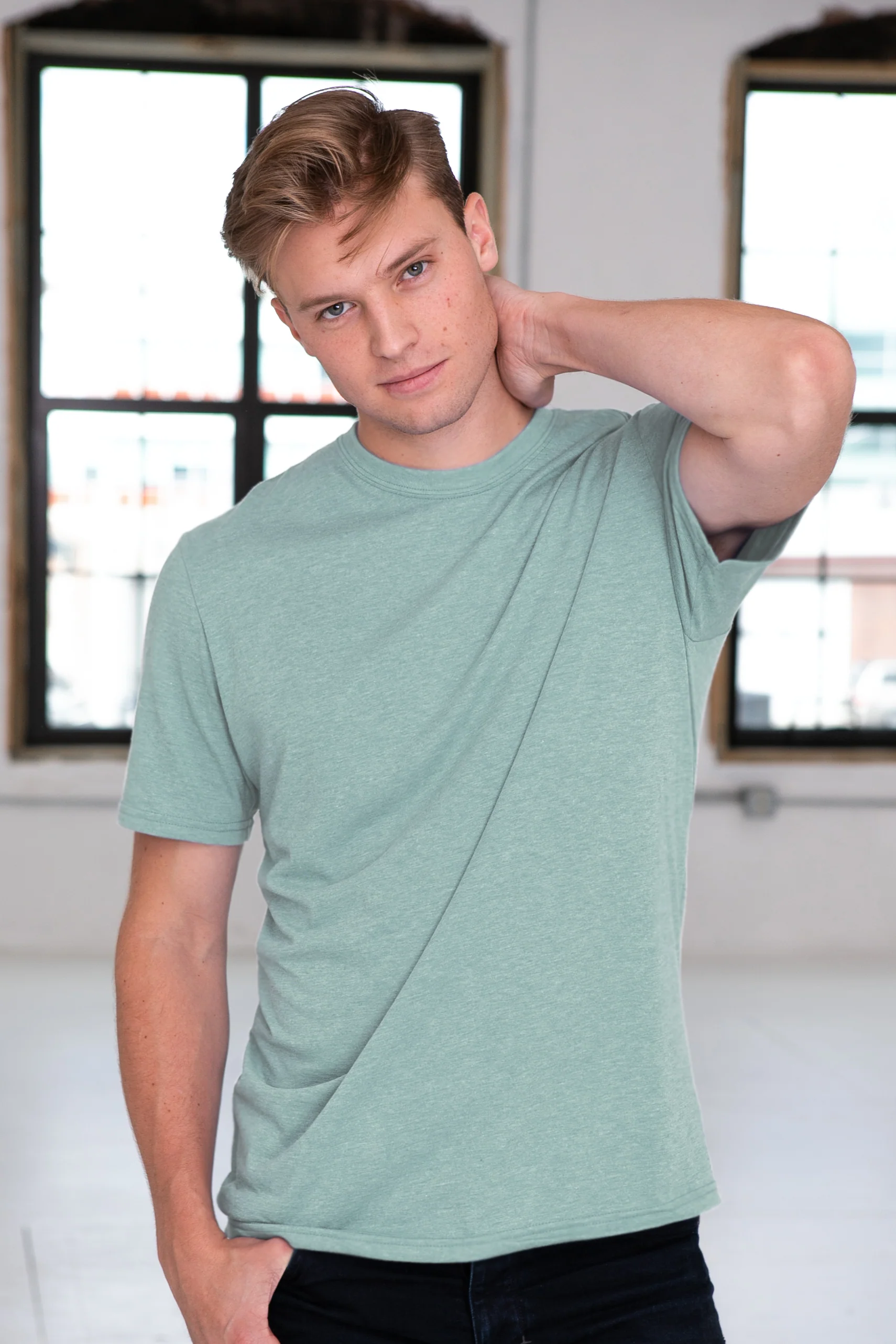 Unisex Eco-Triblend Tee (Fashion Colors) - Image 7