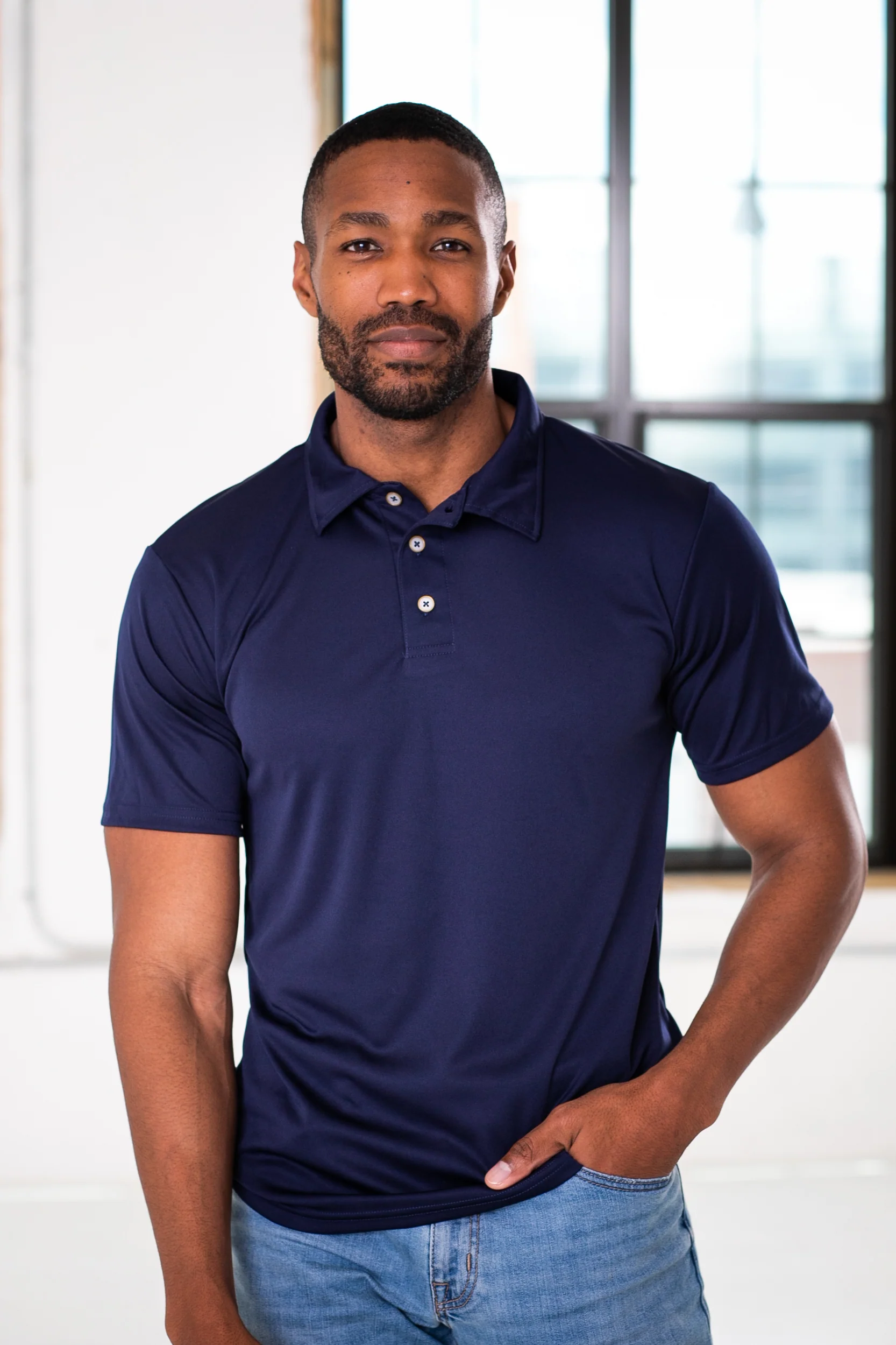 Unisex Polyester Polo - Image 4