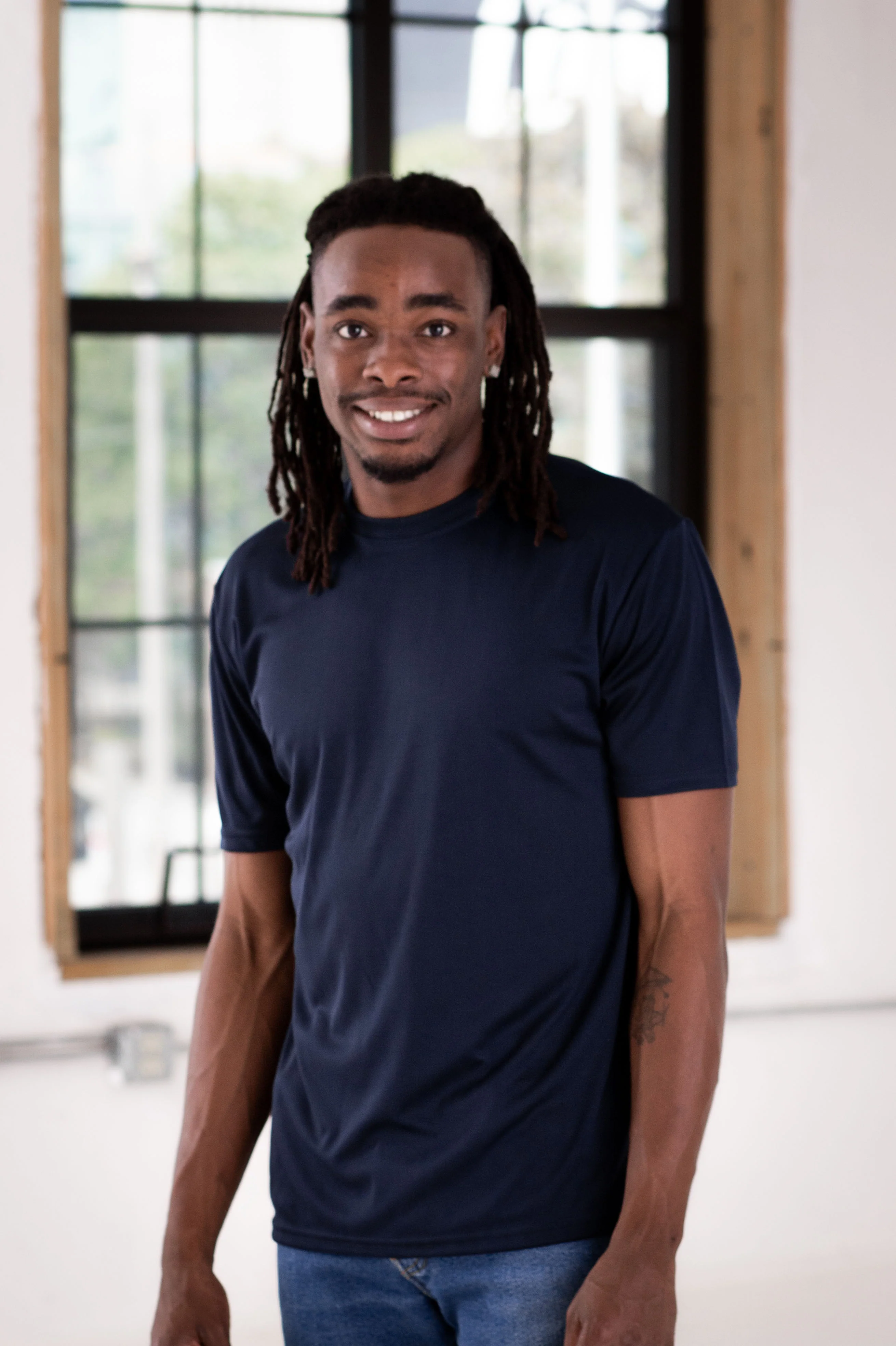 Unisex Polyester Short Sleeve Tee - Image 5