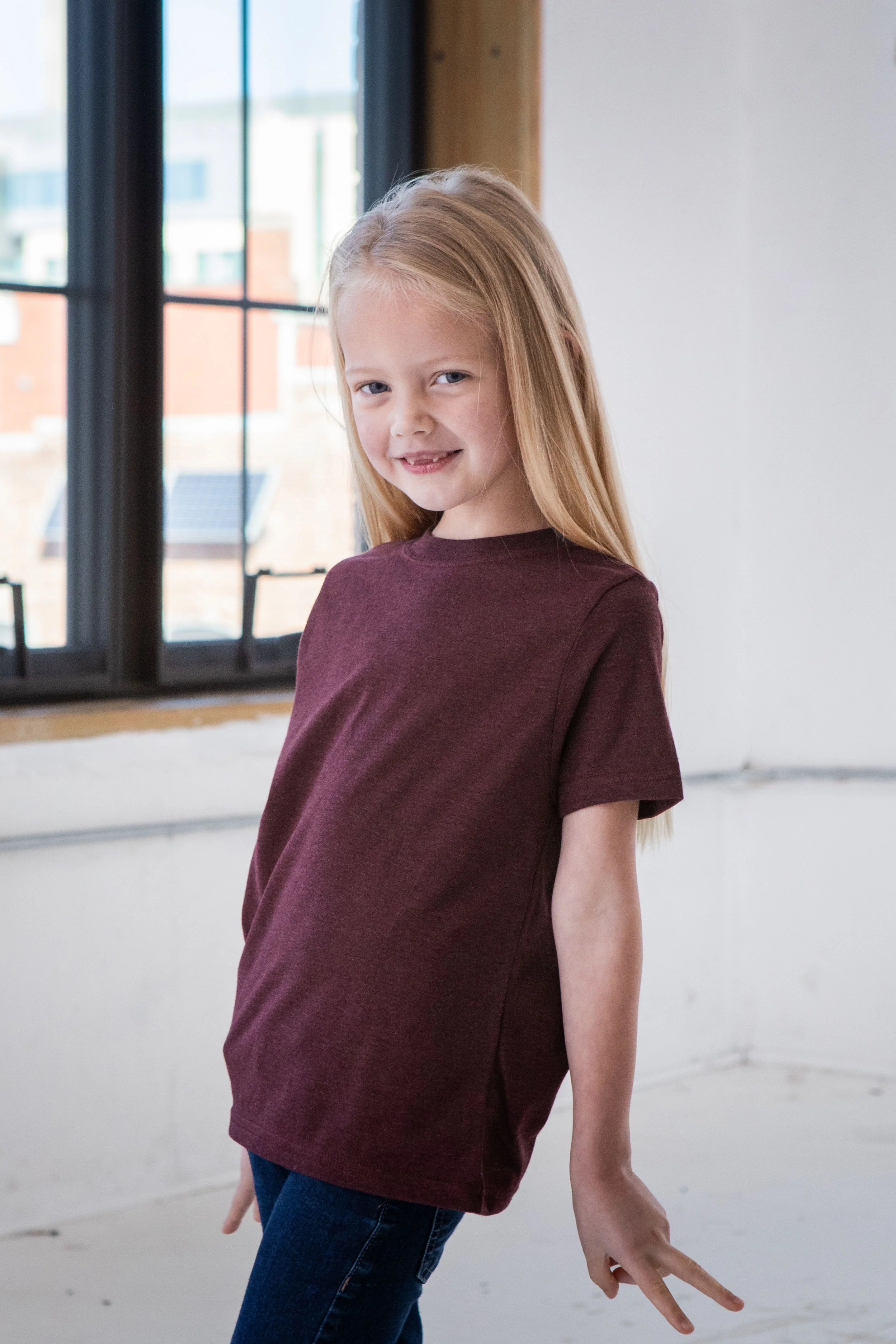 Youth Eco-Triblend Short Sleeve Tee (Fashion Colors) - Image 11