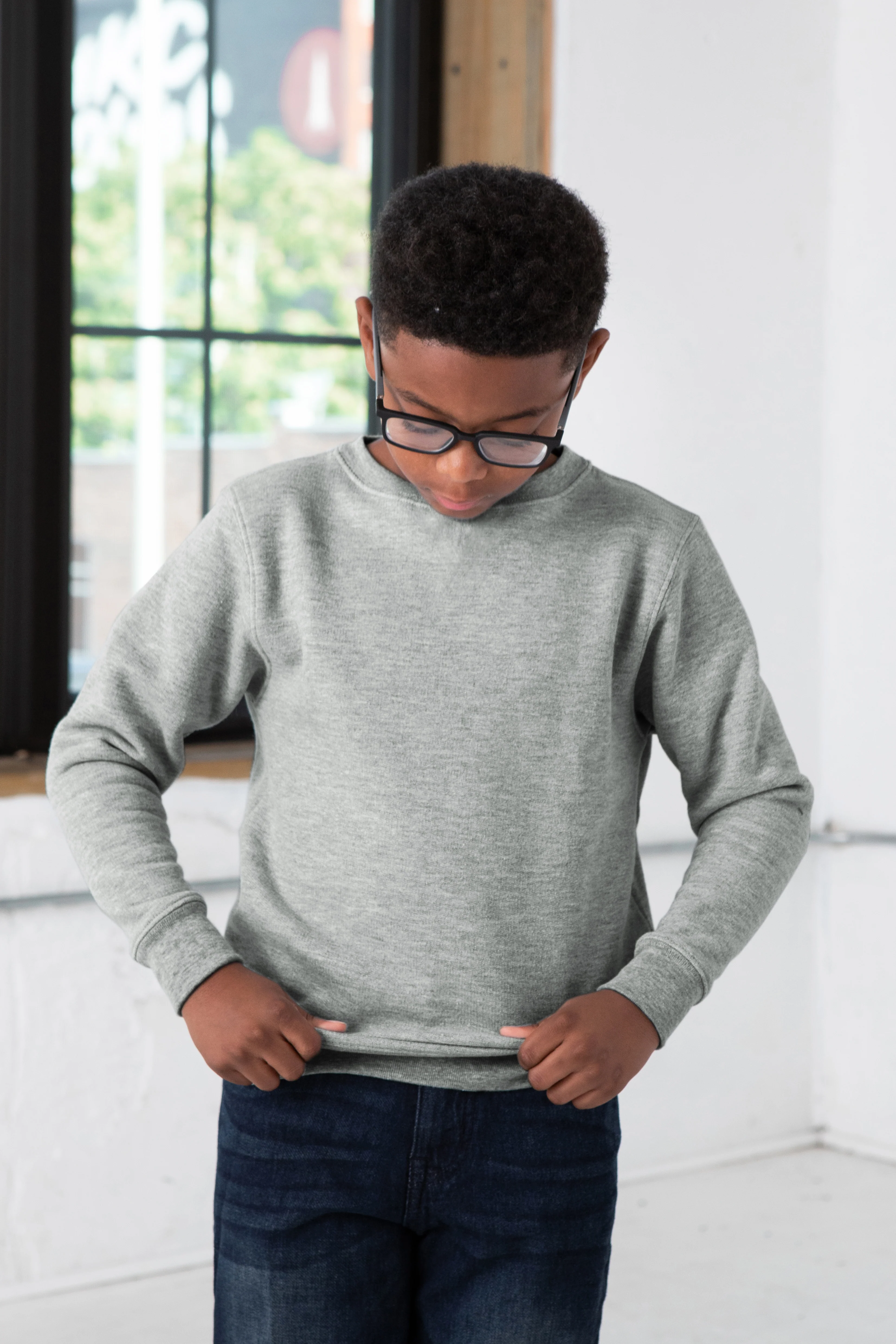 Youth Fleece Crew - Image 3