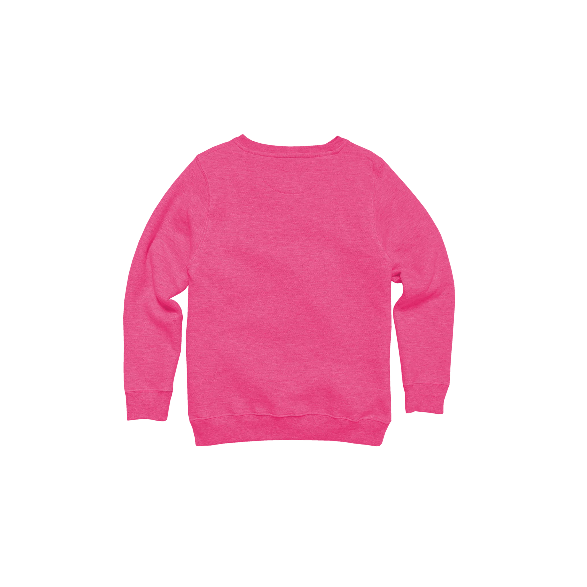 Youth Heathered Fleece Crew - Image 11