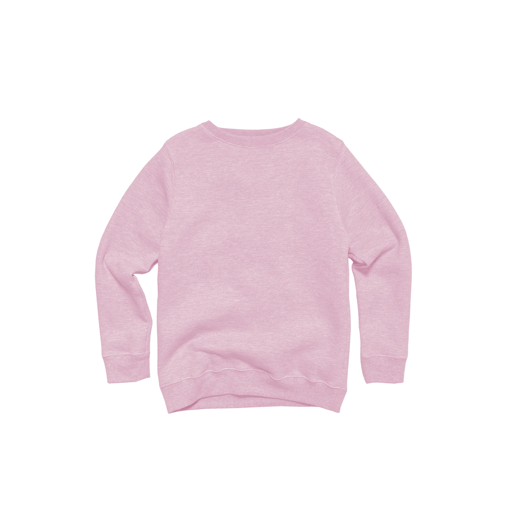 Youth Heathered Fleece Crew - Image 13