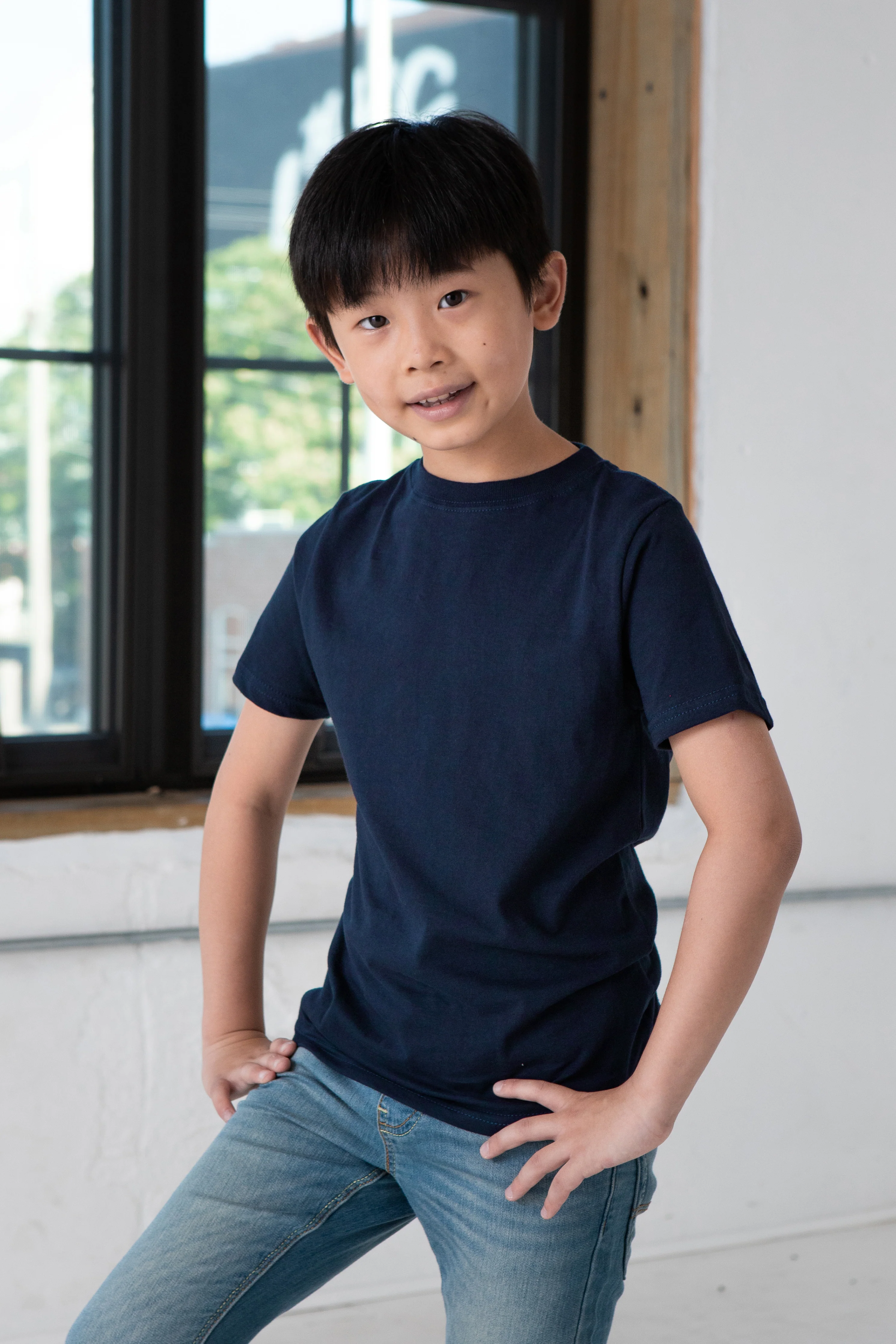 Youth Premium Cotton Short Sleeve Tee (Core Colors) - Image 3